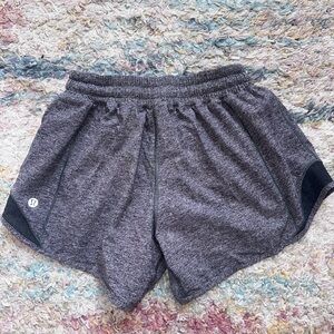 Lululemon Gray Hotty Hot Shorts